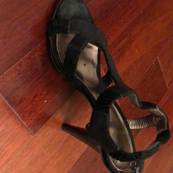 Bottega Veneta suede and velvet heels - Picture 3 of 7